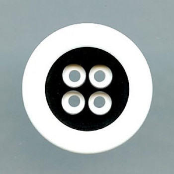 NV-0030 Black and White Fashion Button